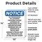 Signmission No Trespassing No Loitering Violators OSHA Notice Sign, Plastic, 10in W x 14in L, 2PK OS-2PACK-NS-P-1014-V-14933 - alternate 2